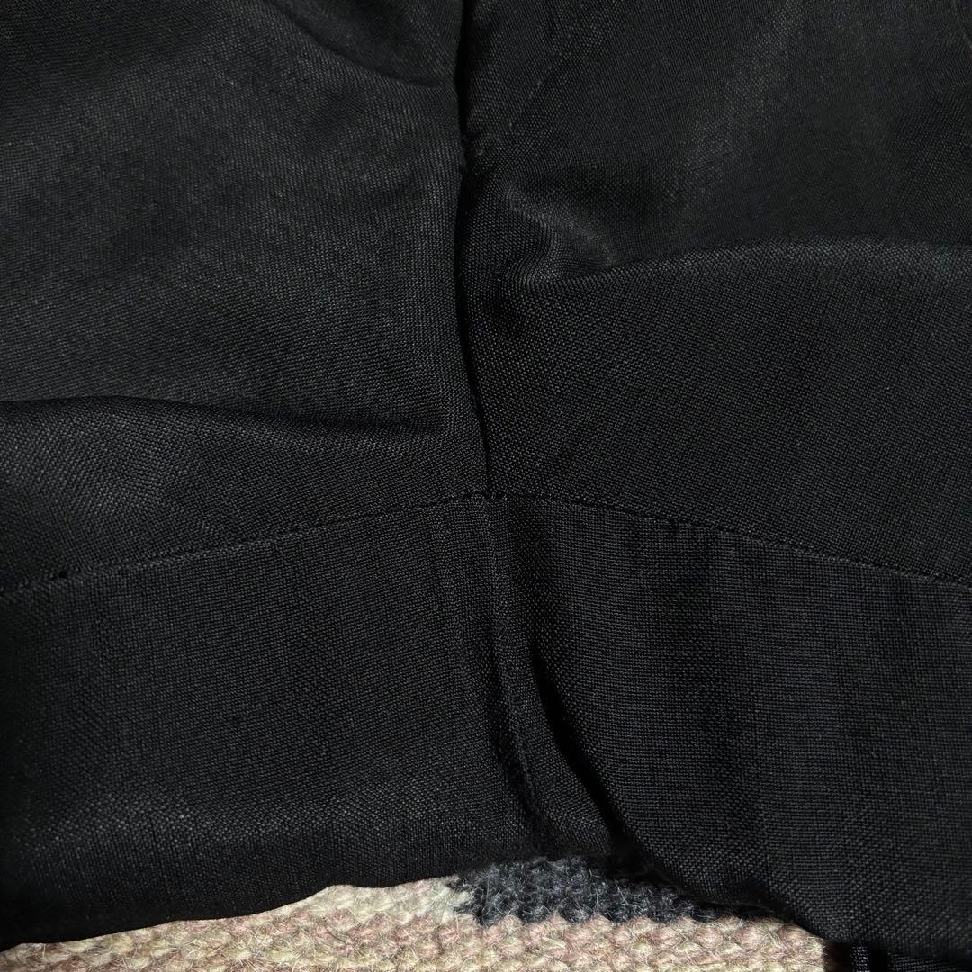 50s 60s レーヨンスラックス　シルク　ヴィンテージ　ブラック　ギャバスラ