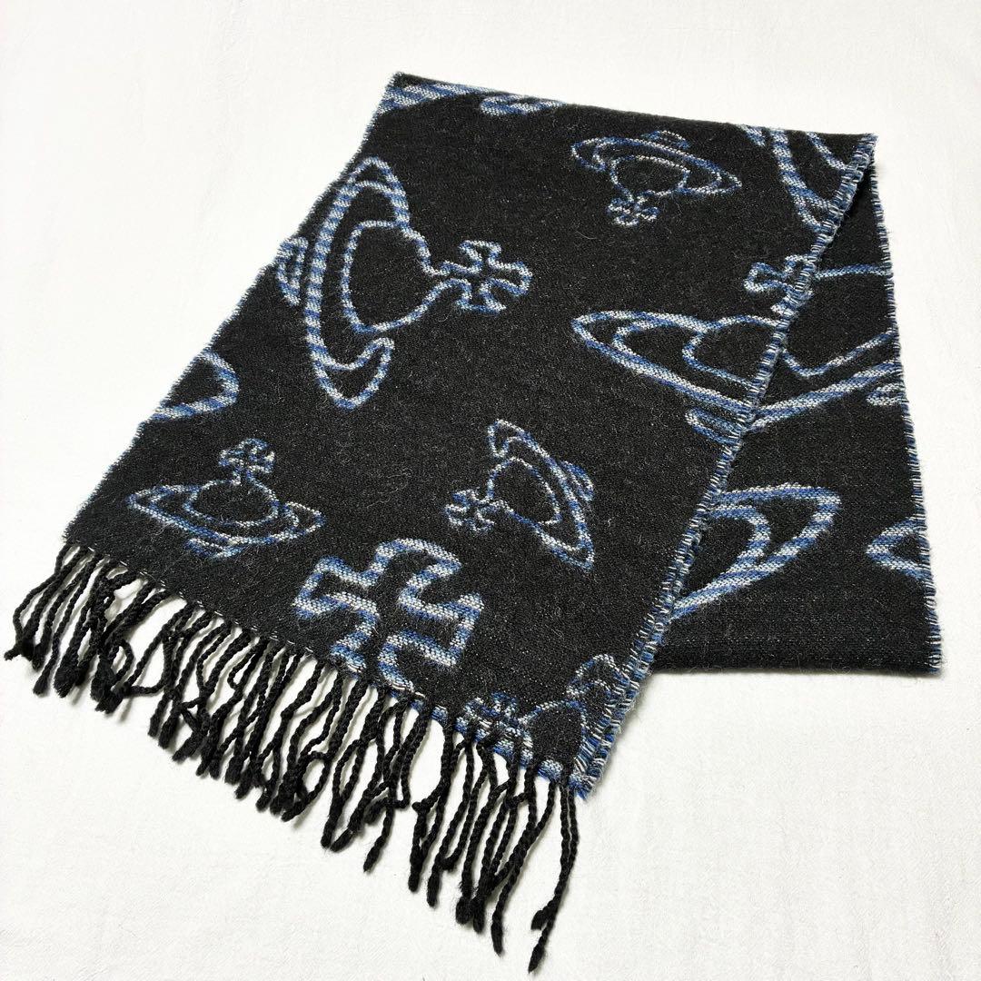 Vivienne Westwood ACCESSORIES マフラー オーブ総柄