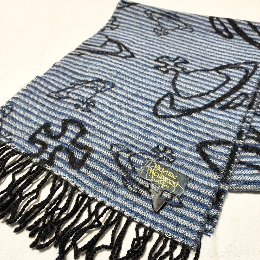 Vivienne Westwood ACCESSORIES マフラー オーブ総柄