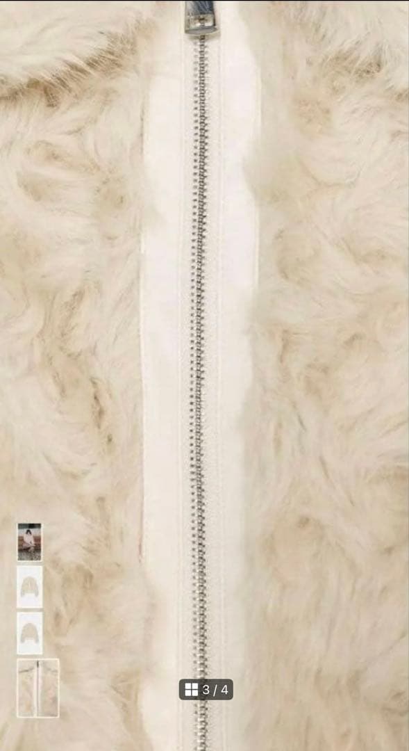 ZARA フェイクファーボンバージャケット　xs 新品未使用