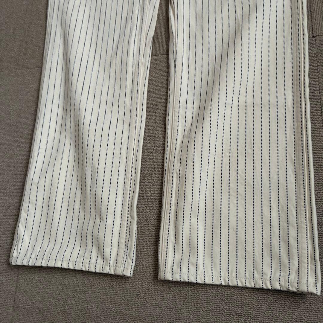 値下げ シュガーケーン ホワイト ウォバッシュ ワークパンツ 32 ペインター