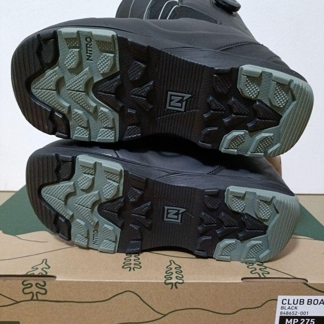 未使用品　NITRO CLUB BOA スノーボードブーツ 27.5cmグラトリ