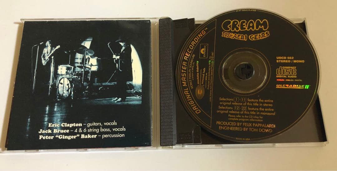 【モービルフィデリティー盤CD】クリーム　カラフル・クリーム　モノ&ステレオ収録