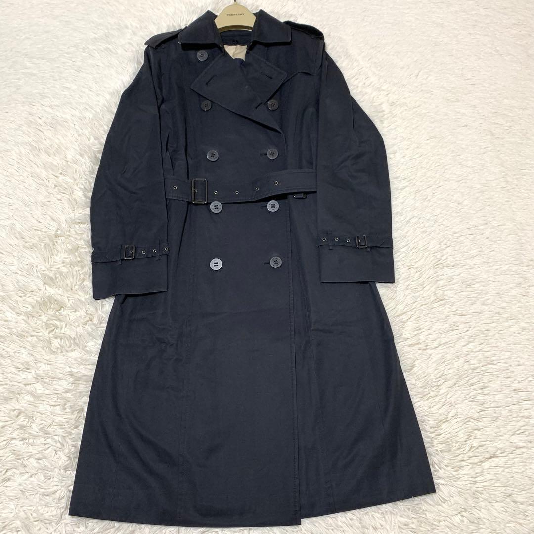 美品　バーバリーロンドン　トレンチ　ライナー　ベルト　ノバチェック　ブラック