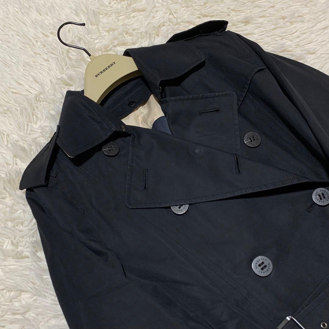 美品　バーバリーロンドン　トレンチ　ライナー　ベルト　ノバチェック　ブラック