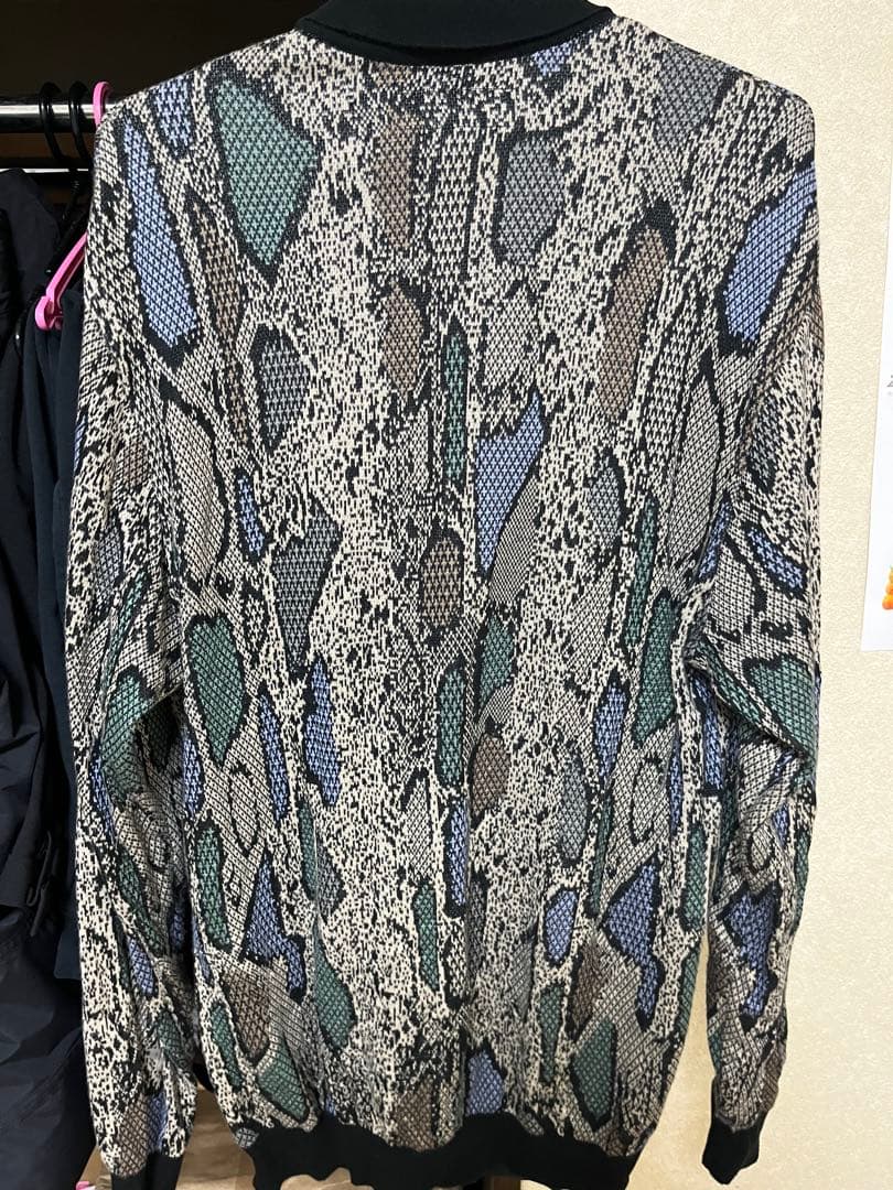 トップス WACKO MARIA PYTHON JACQUARD POLO SHIRT