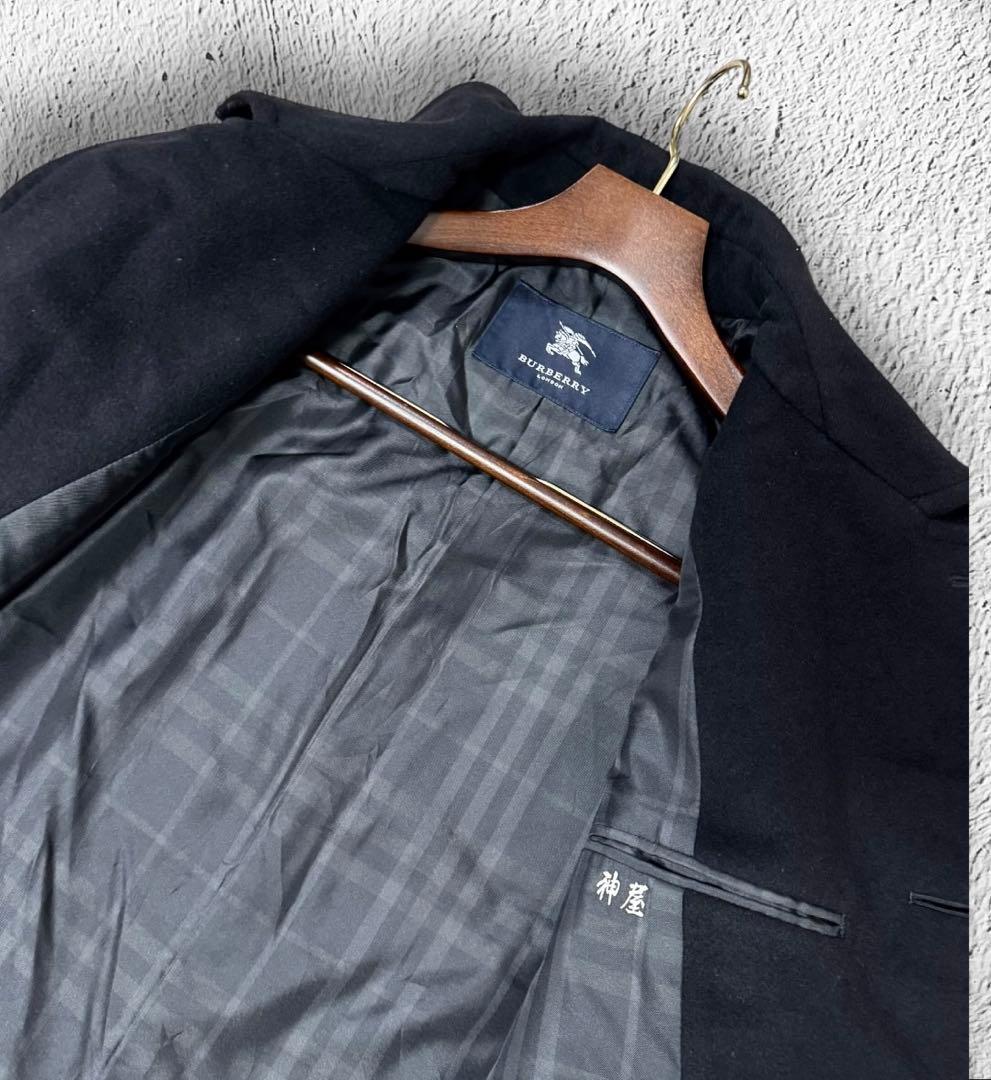 MK08 バーバリーロンドン カシミヤ　アンゴラ チェスターコート コート