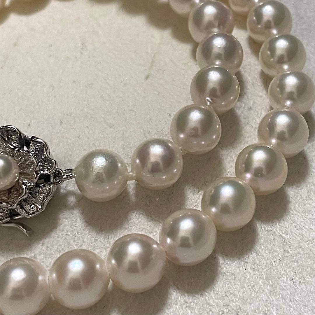 【超大珠✨】 あこや真珠 ネックレス 8.0-8.5 パール 本真珠 高級仕立て