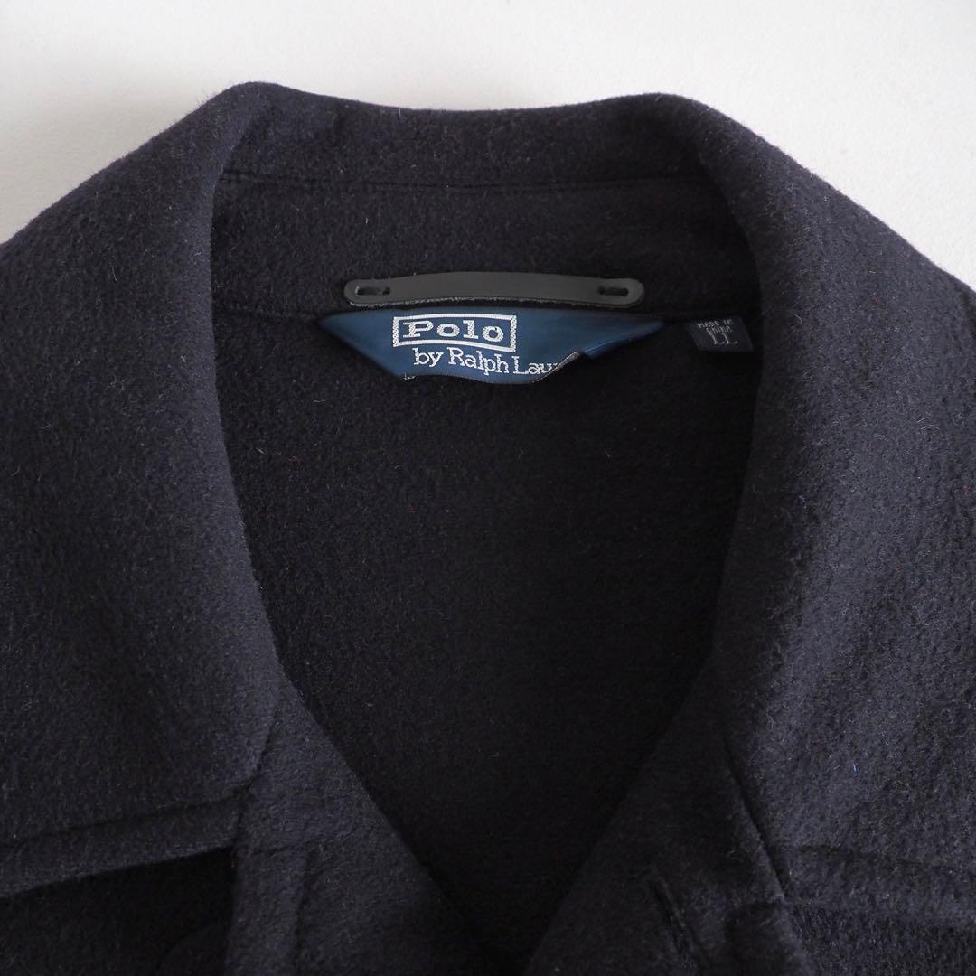 ラルフローレン　ダッフルコート　ネイビー　美品