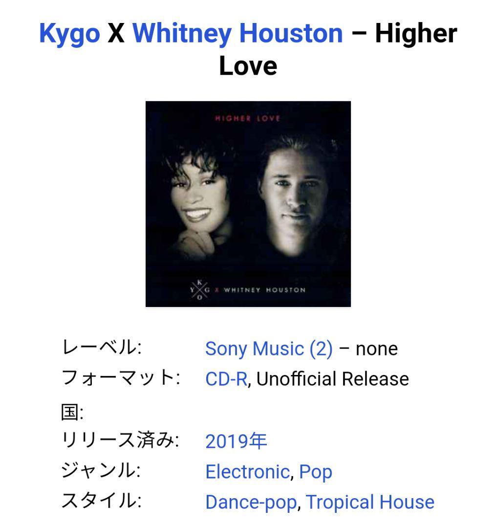WHITNEY HOUSTON ホイットニー・ヒューストン
