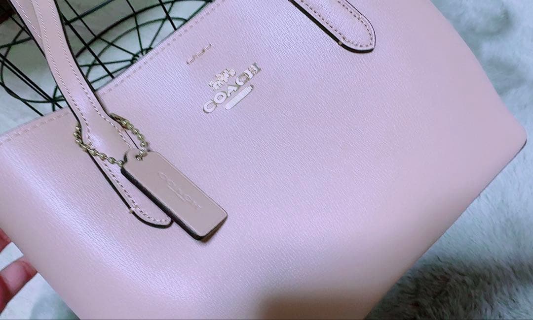 み*い様 COACH ショルダーバッグ ベージュ