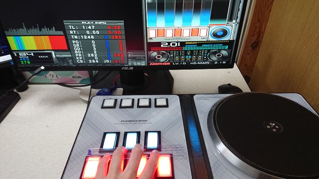 【動作確認済み】PHOENIXWAN 旧基盤 三和ボタン EMP皿 静音化