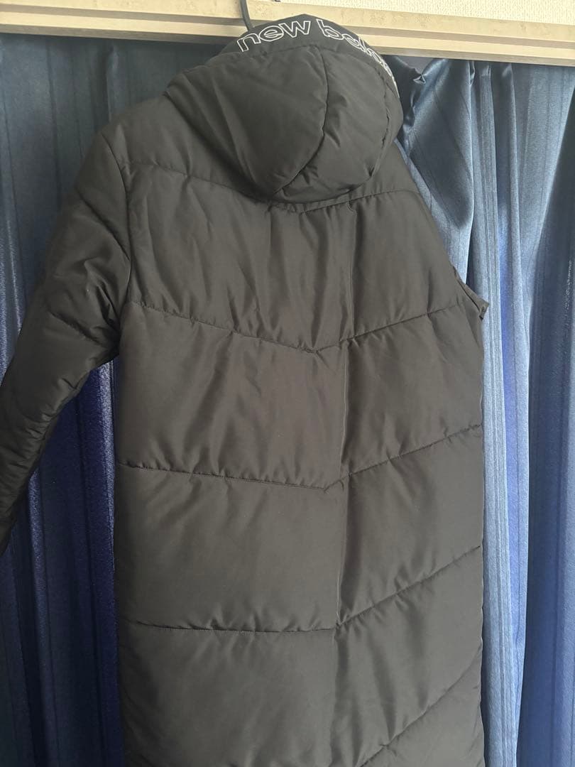 New Balance ブラック ベンチコート