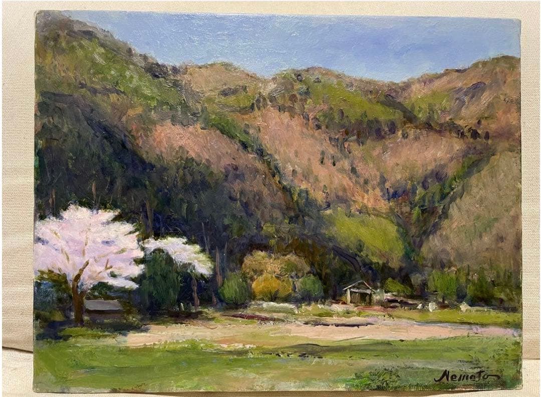 『user_e25f308c』です　田園風景 油彩画　5枚