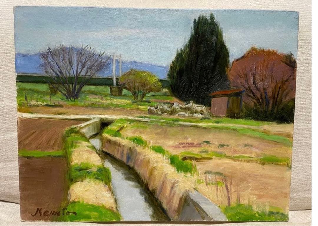 『user_e25f308c』です　田園風景 油彩画　5枚