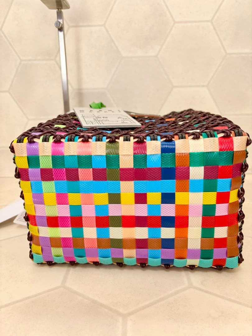 【新品未使用】マルニマーケット　ケーキバスケット