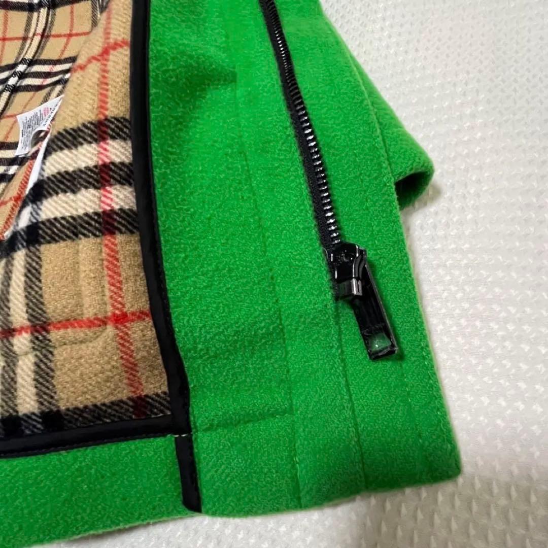 【美品】Burberry children ダッフルコート　キッズ　緑　110