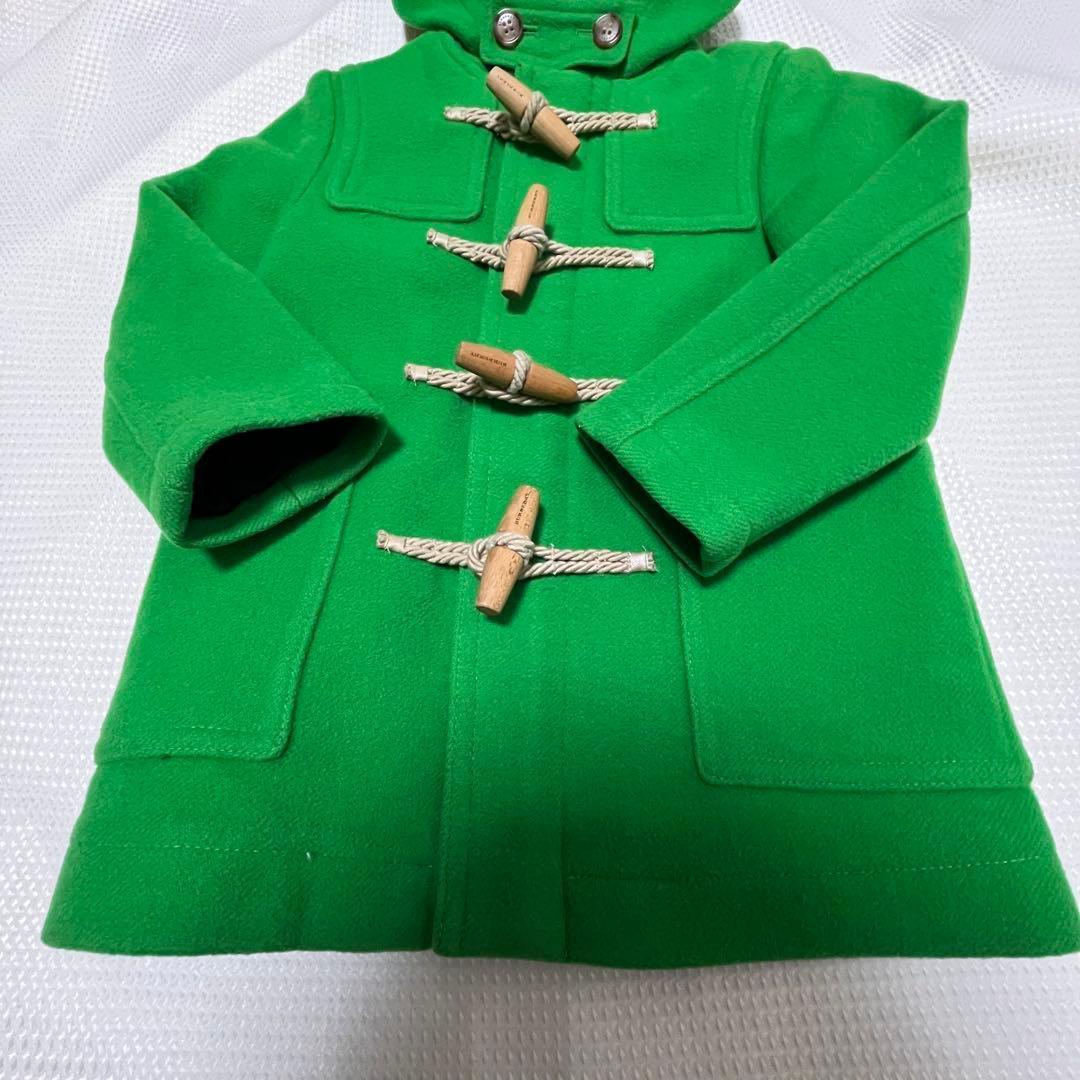 【美品】Burberry children ダッフルコート　キッズ　緑　110