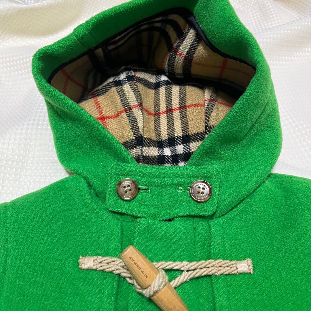 【美品】Burberry children ダッフルコート　キッズ　緑　110