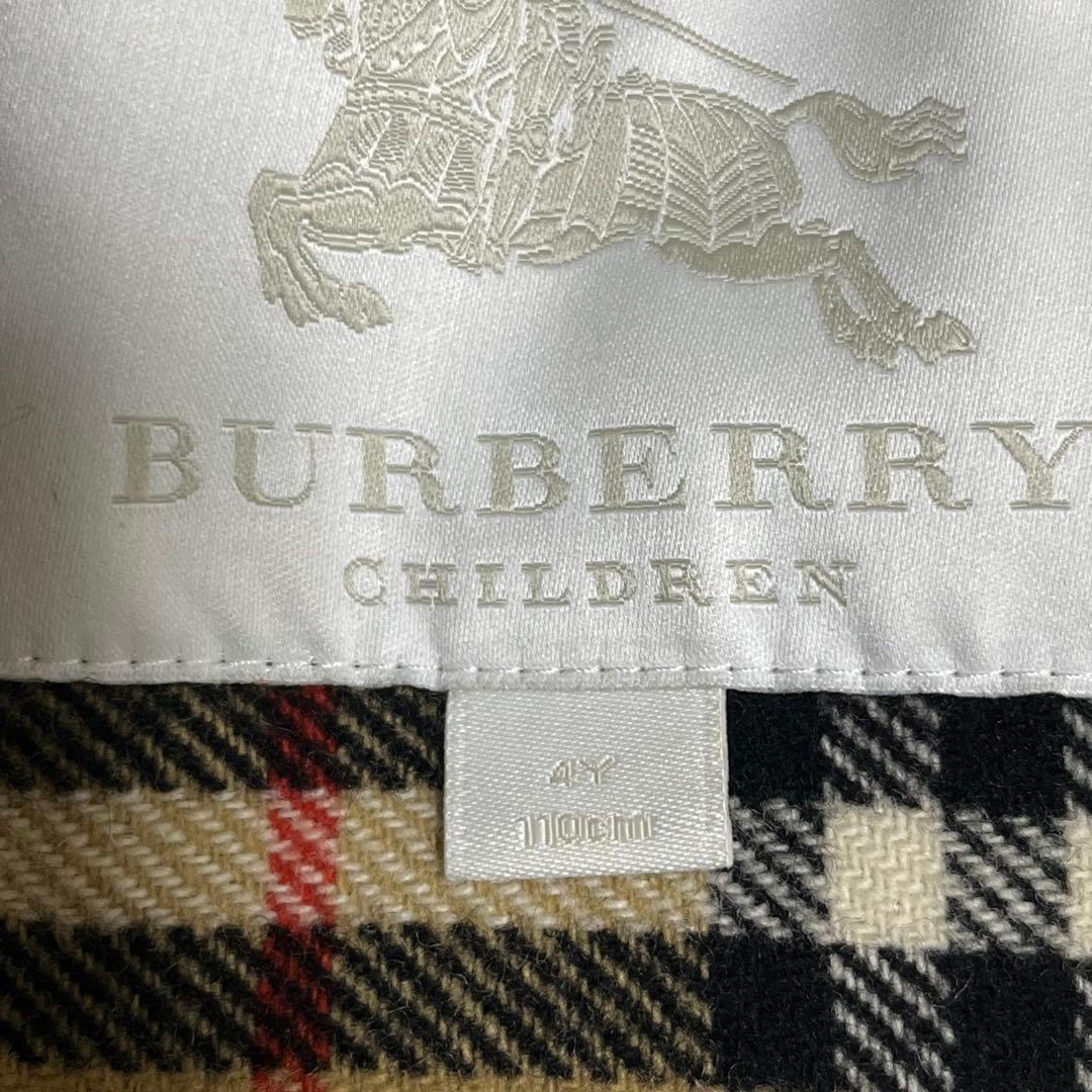 【美品】Burberry children ダッフルコート　キッズ　緑　110