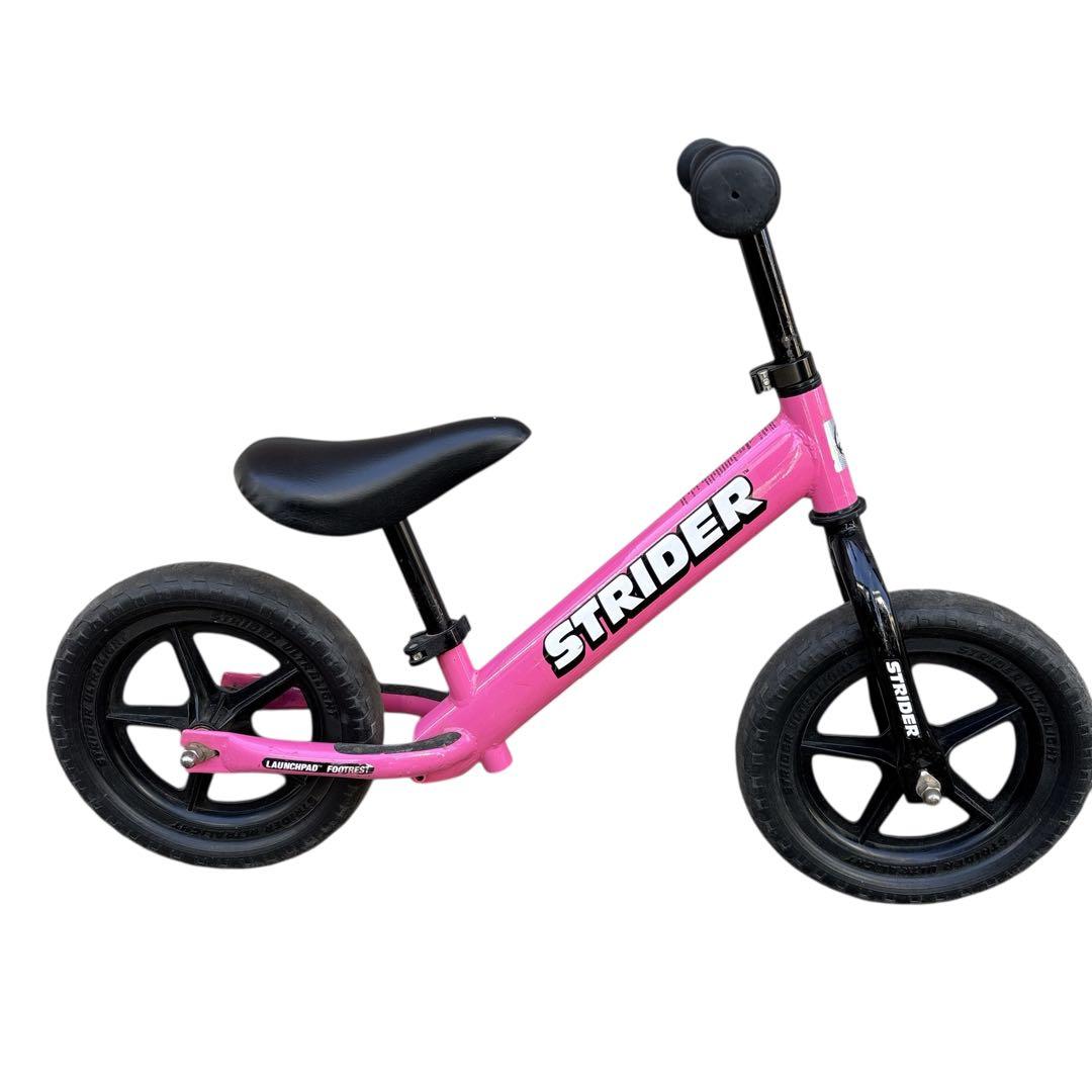 STRIDER ピンク ストライダー キックバイク　ヘルメット　自転車　幼児