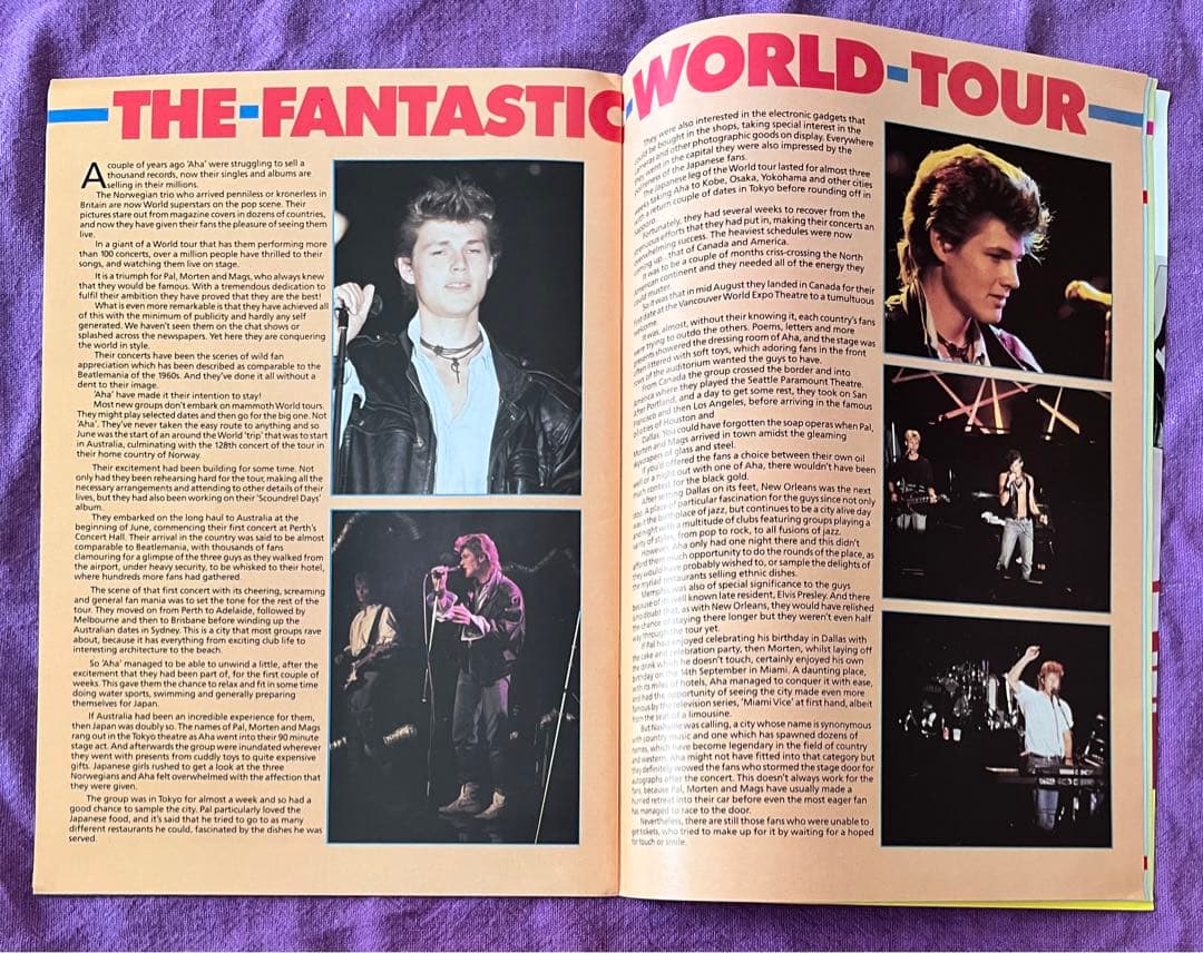 【超レア／日本未発売／廃盤】a-ha 英国音楽誌特集号｜35年以上前・英語版