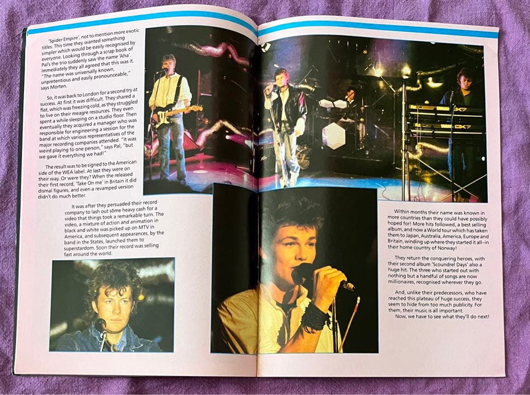 【超レア／日本未発売／廃盤】a-ha 英国音楽誌特集号｜35年以上前・英語版