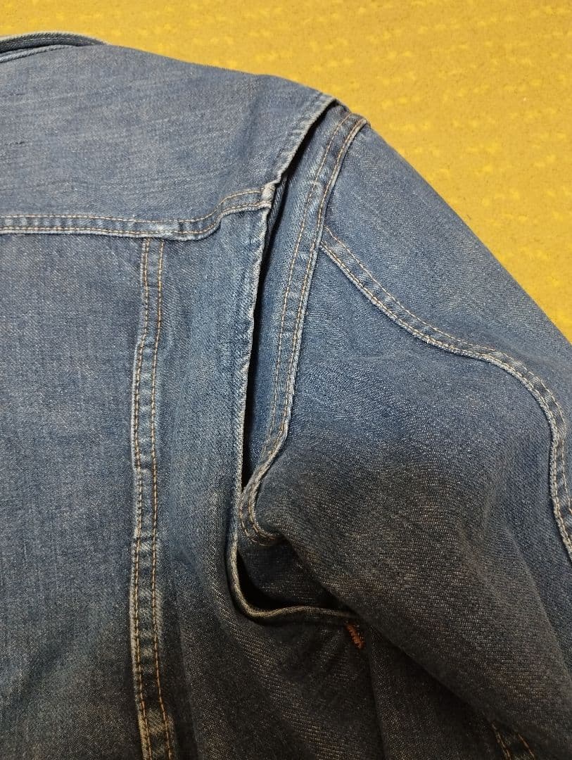 最終値下げWrangler 縦ベル 24MJZ USA製デニムジャケット 60s