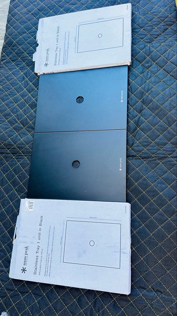 スノーピーク　雪峰祭限定ステンレストレー　1ユニット２枚セット