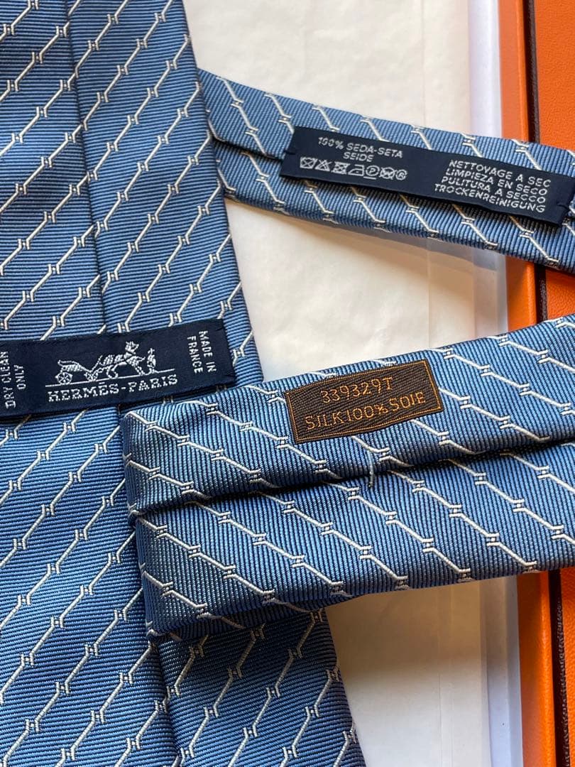 【新品未使用】エルメス HERMES ネクタイ Hカドリージュ　シルク100%