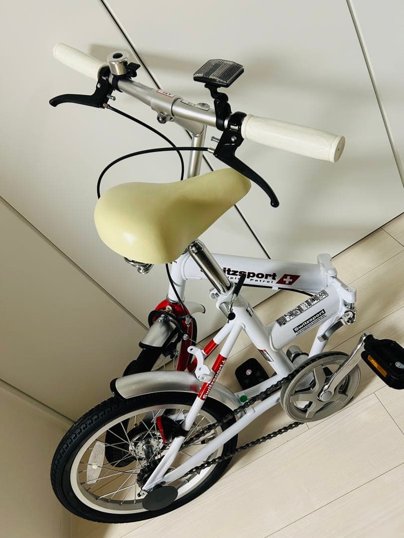 Switzsport 折りたたみ自転車 ホワイト