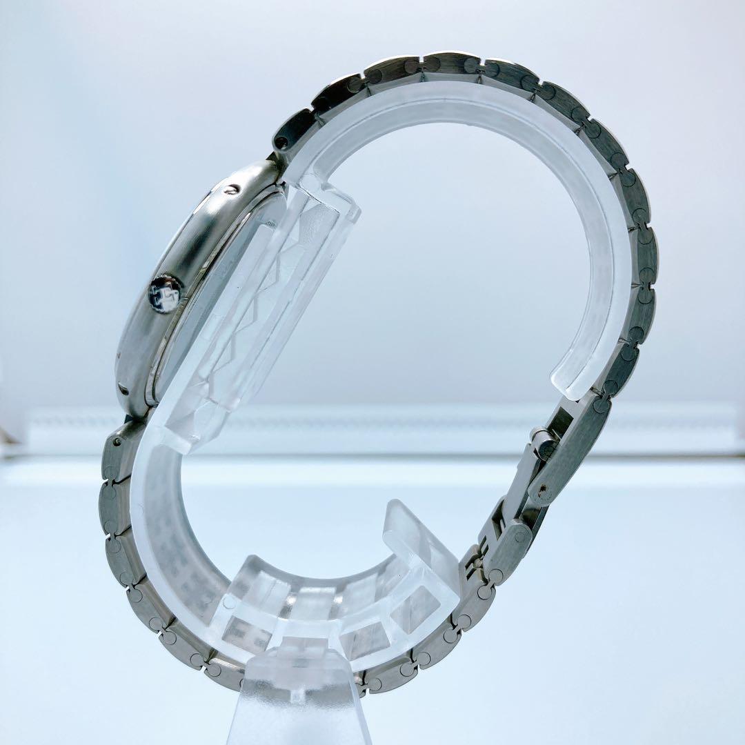 576 エルメス　プロフィール　ラウンド　デイト　シルバー　腕時計