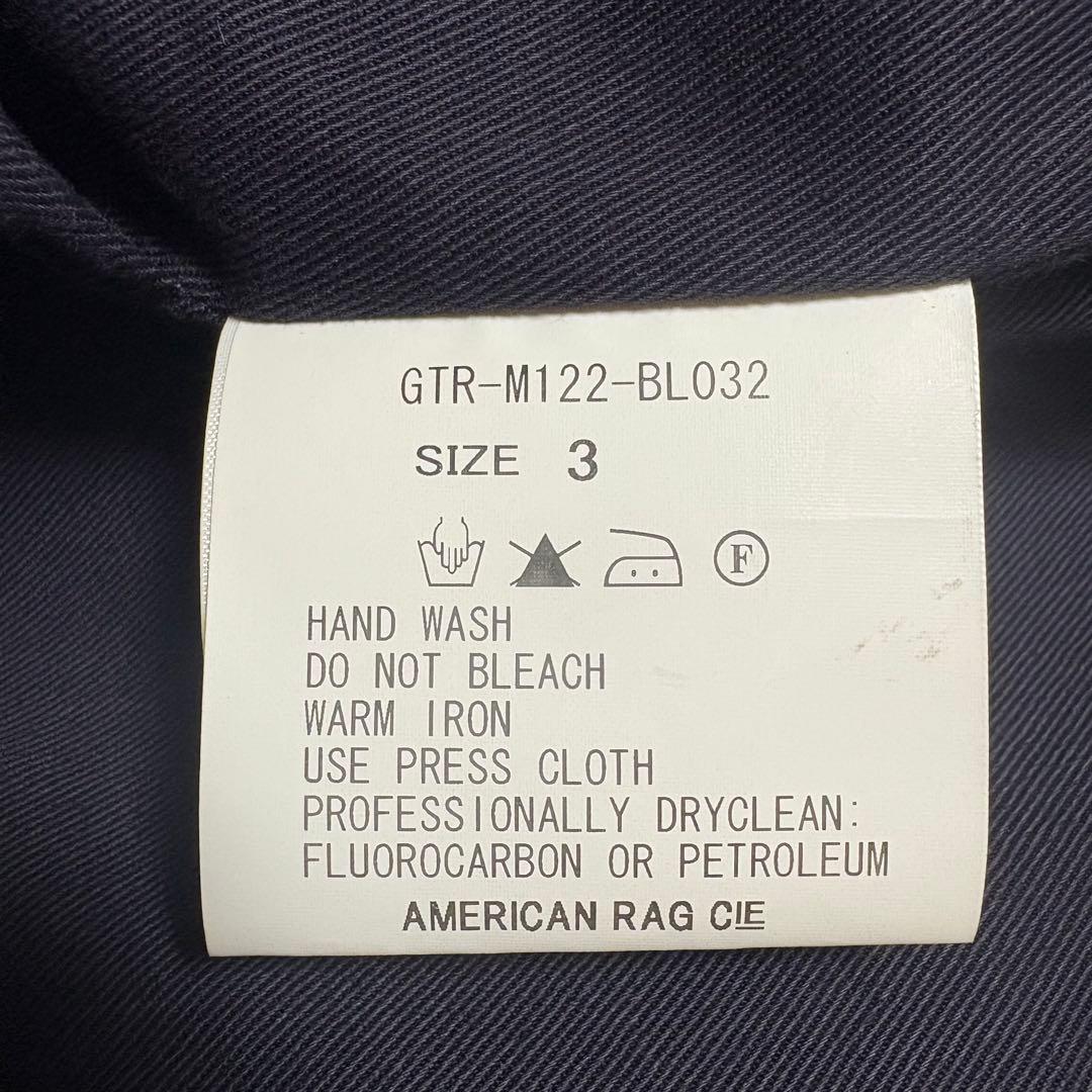 極美品　アメリカンラグシー　スタジャン　ブラック　レザー　メルトン　サイズ3