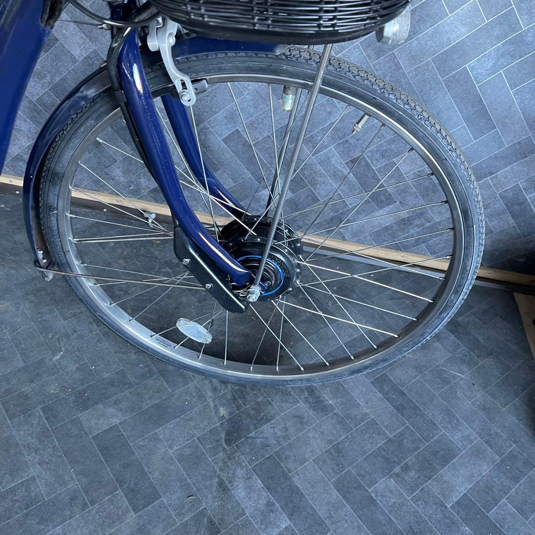 FRONTIA 電動アシスト自転車 ネイビーバッテリーB400