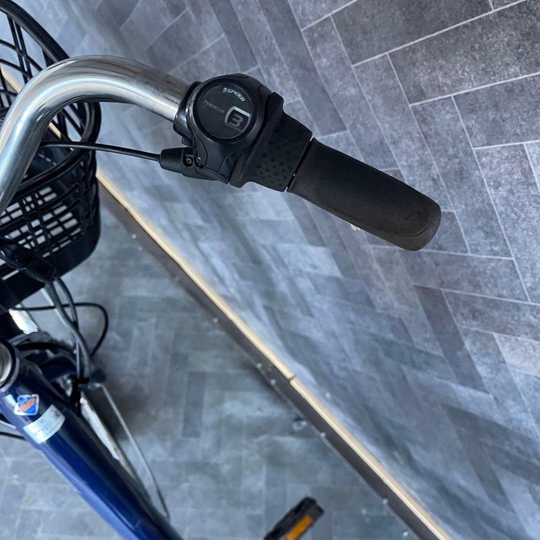 FRONTIA 電動アシスト自転車 ネイビーバッテリーB400