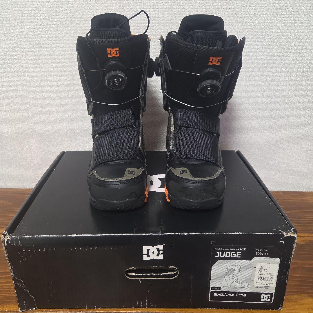 美品 DC スノーボードブーツ JUDGE 26cm メンズ BOA 黒