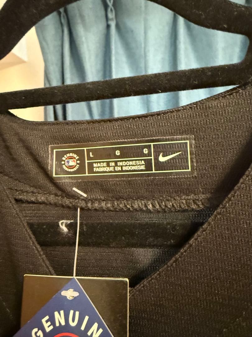 Nike Dodgers ジャージ 50 番 黒　Lサイズ　日本未発売