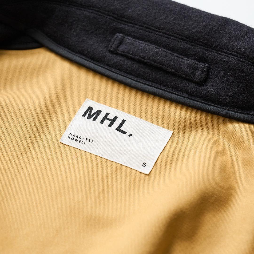 【美品】MHL. ウールコート 黒