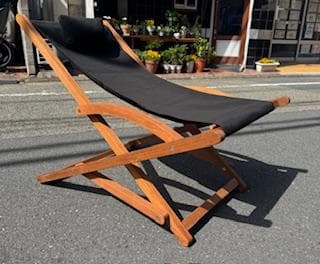  BOTANIA　折りたたみ　デッキチェア　フットレスト