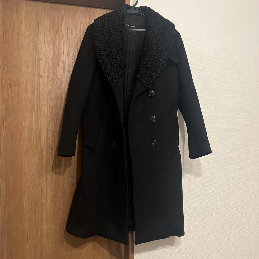 1 piu 1 uguale 3 ブラック チェスターコート