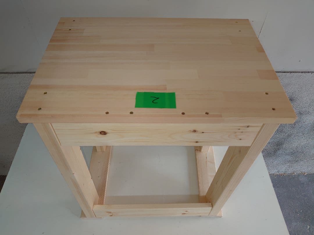 【完全オーダー仕様】新品のパイン集成材を使用したパチンコ実機1台を置く台②