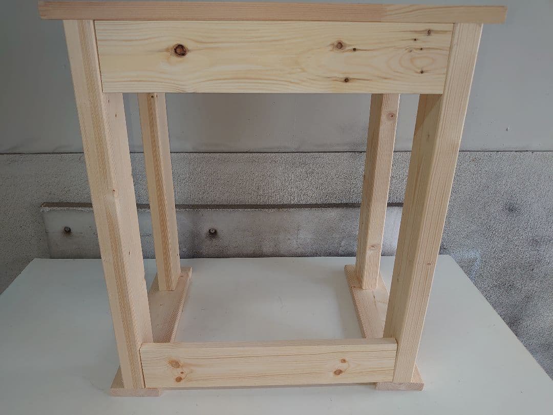 【完全オーダー仕様】新品のパイン集成材を使用したパチンコ実機1台を置く台②