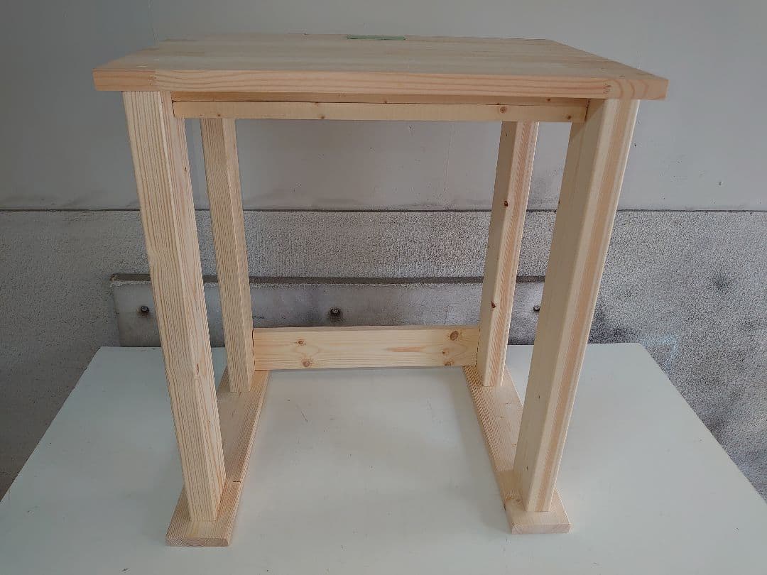 【完全オーダー仕様】新品のパイン集成材を使用したパチンコ実機1台を置く台②