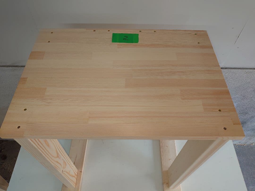 【完全オーダー仕様】新品のパイン集成材を使用したパチンコ実機1台を置く台②