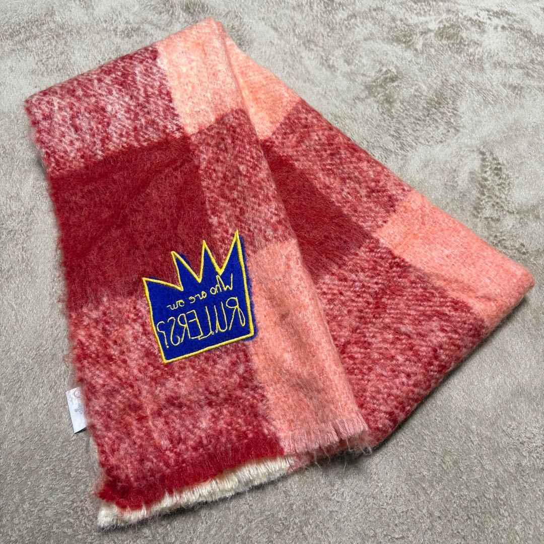 【美品】Vivienne Westwood ウール モヘヤ チェックマフラー