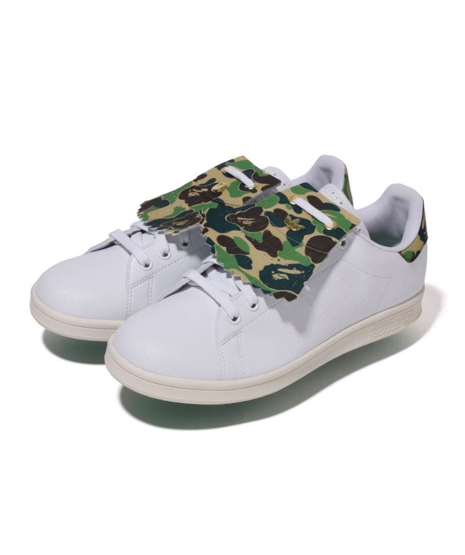 ADIDAS STAN SMITH G BAPE 白 27