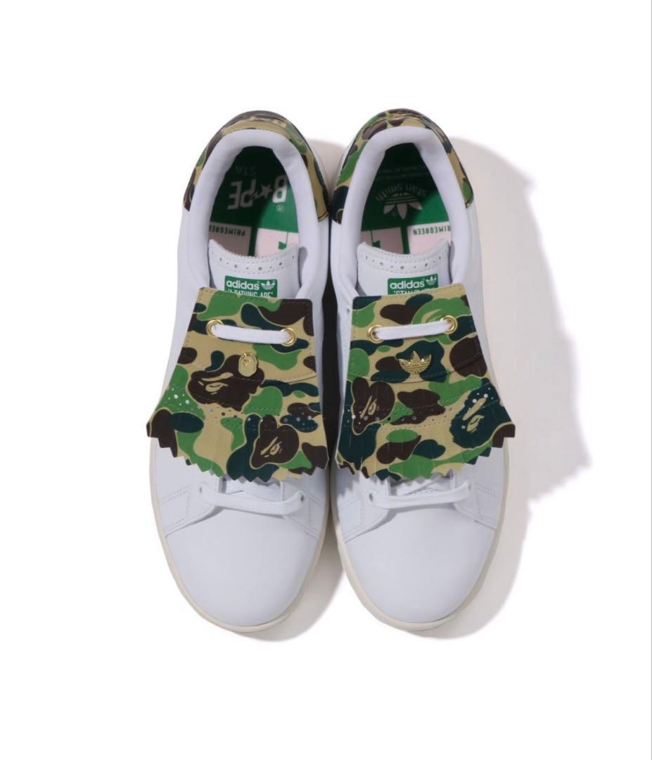 ADIDAS STAN SMITH G BAPE 白 27