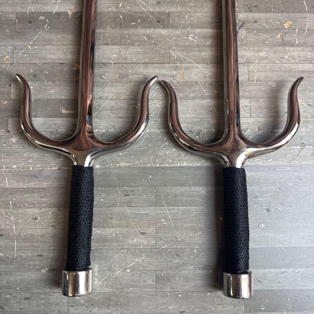 ステンレス製 釵 サイ 沖縄空手 唐手