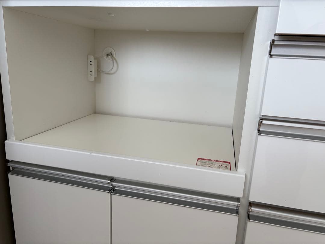 ニトリ　キッチンボード　ホワイト　140