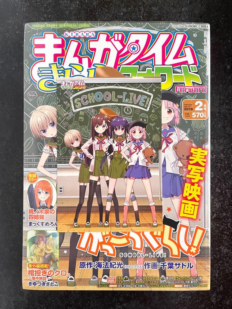 ●まんがタイムきららフォワード 2019年 1月号～12月号 全て新品 一部特典